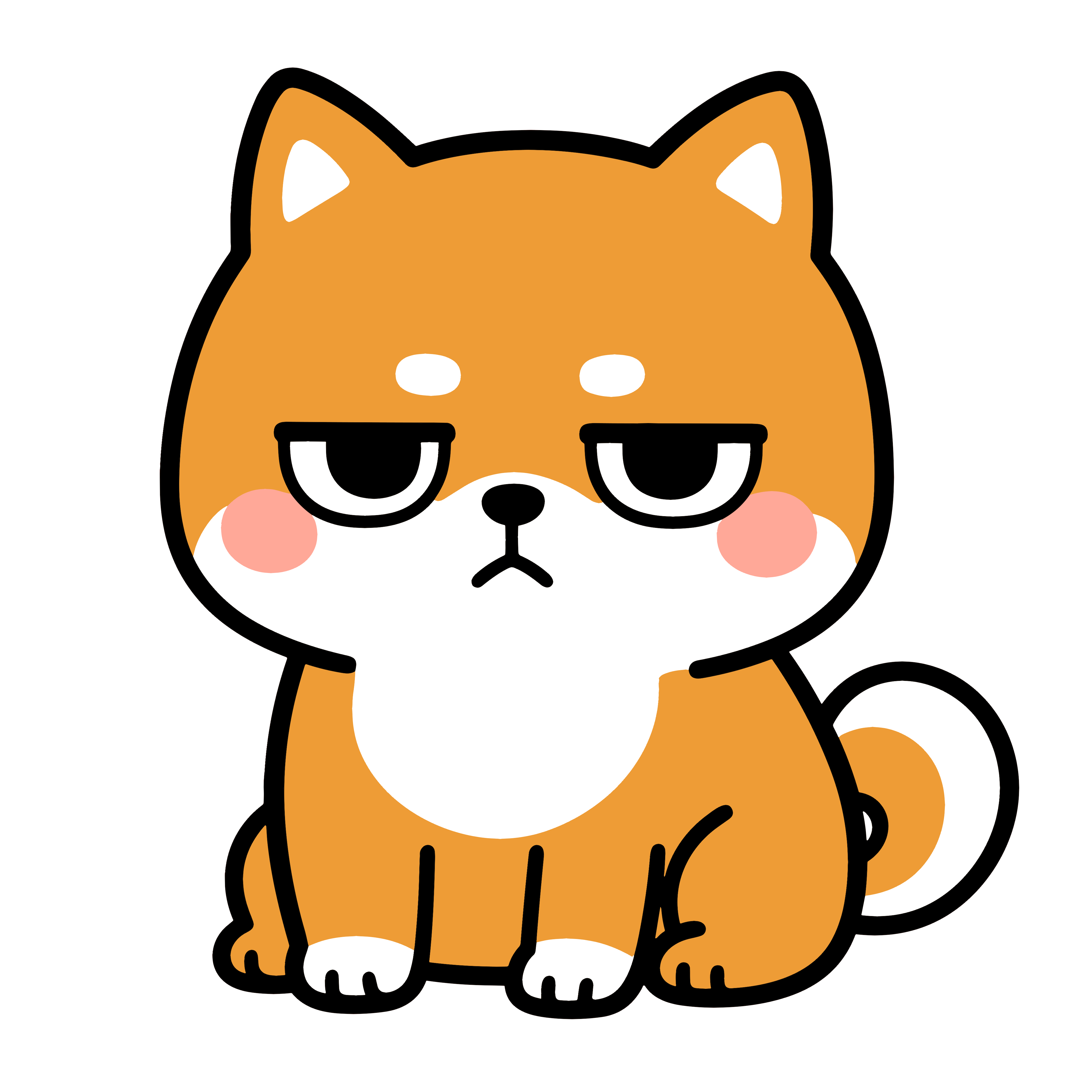 犬のイラスト無料ダウンロード（カラー）
