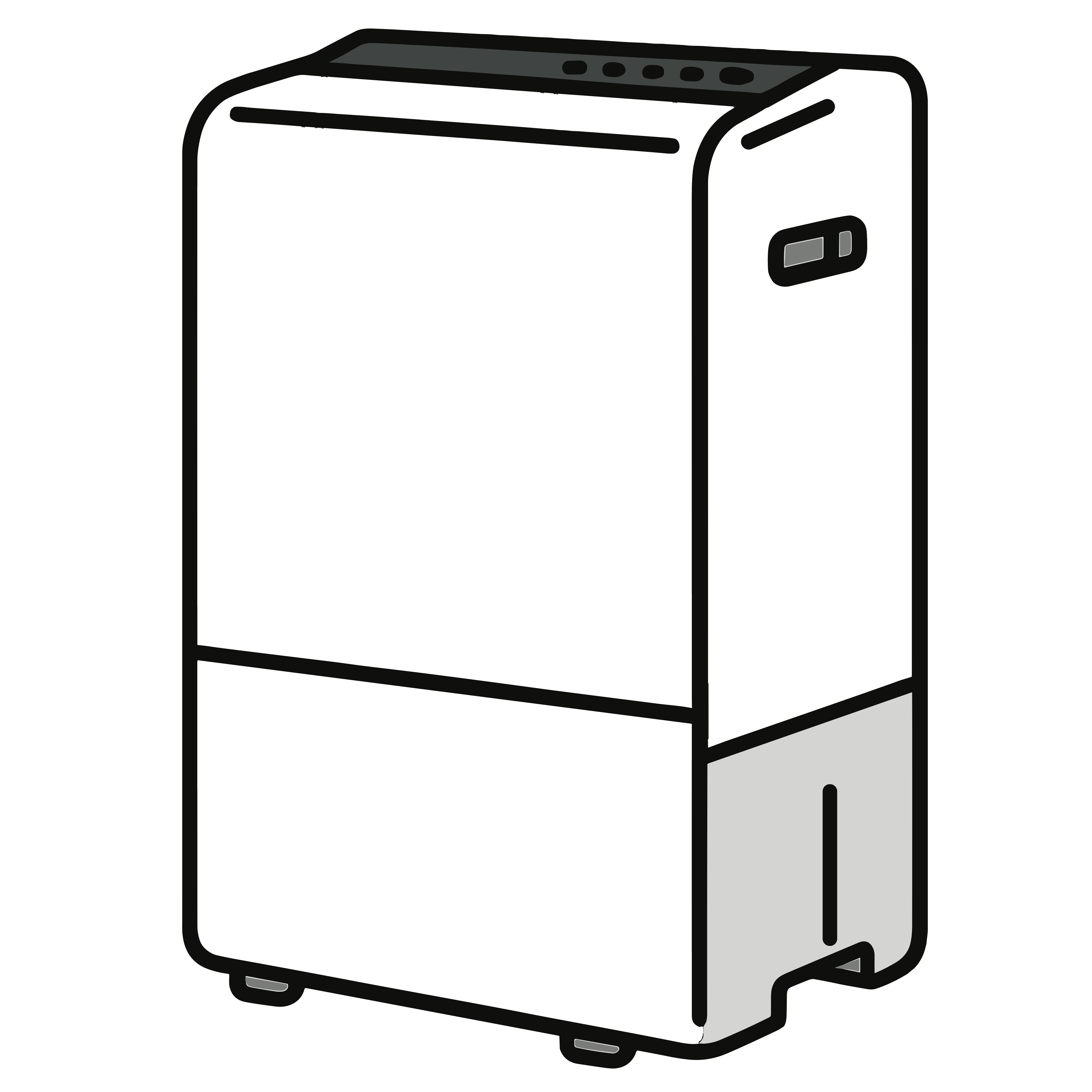 かわいい除湿機のイラスト素材。簡単・無料でダウンロードできるアイコンタイプのフリー素材です。