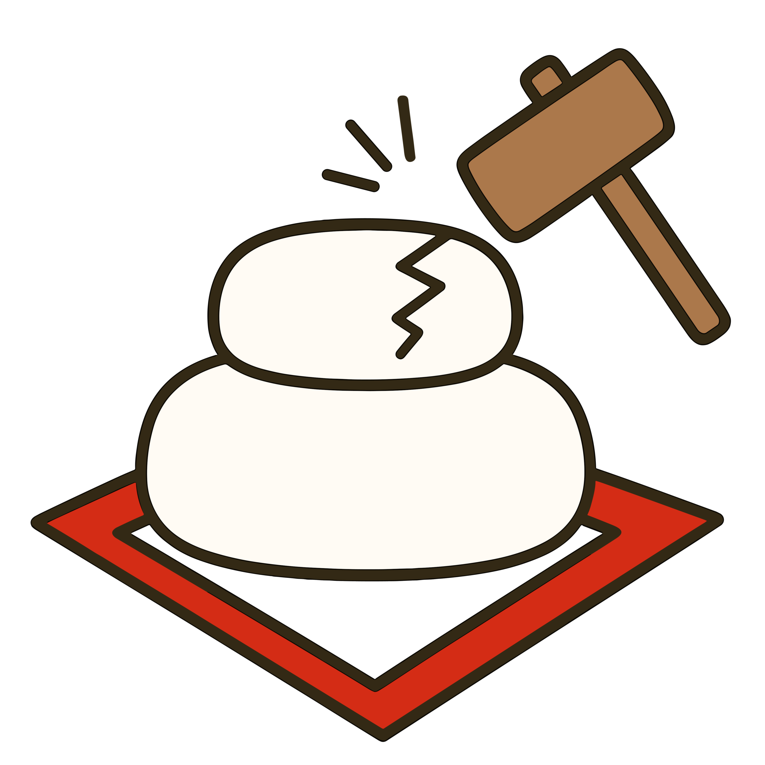 かわいい鏡開きのイラスト素材。簡単・無料でダウンロードできるアイコンタイプのフリー素材です。