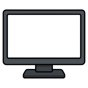 かわいいテレビのイラスト素材。簡単・無料でダウンロードできるアイコンタイプのフリー素材です。