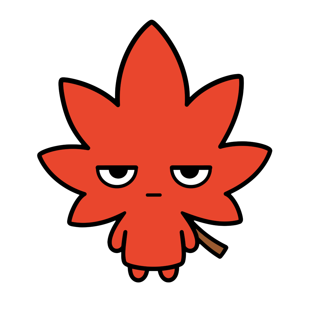 もみじのイラスト(カラー)
