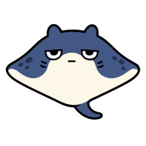 えいのイラスト（かわいい）