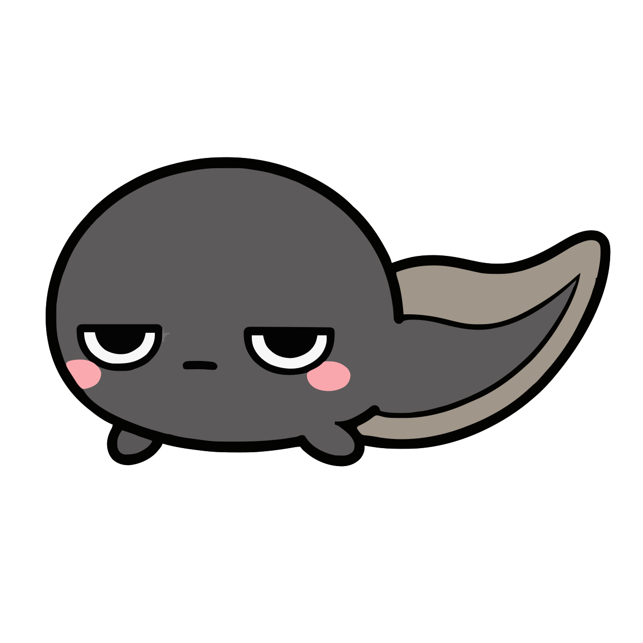 おたまじゃくしのイラスト(かわいい)(カラー)