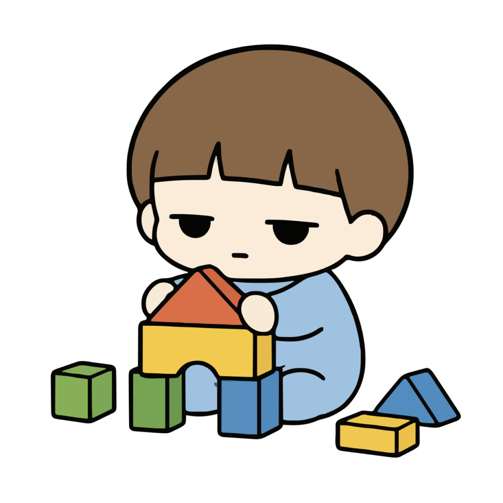 つみきのかわいいイラスト（カラー）
