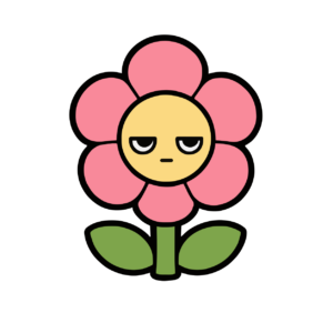 はなのかわいいイラスト（カラー）