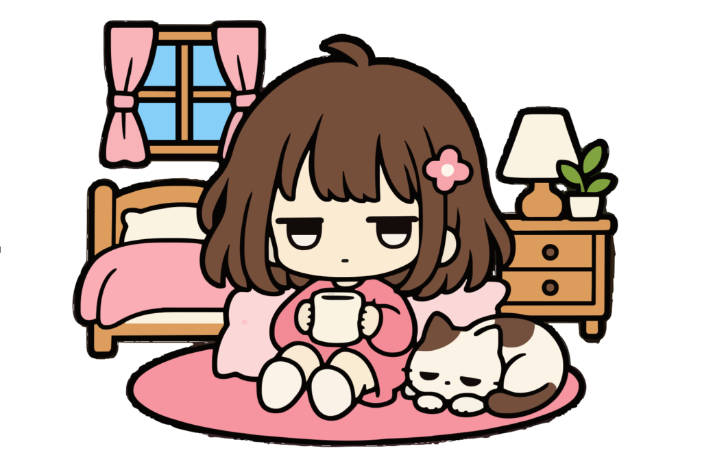 へやのかわいいイラスト（カラー）