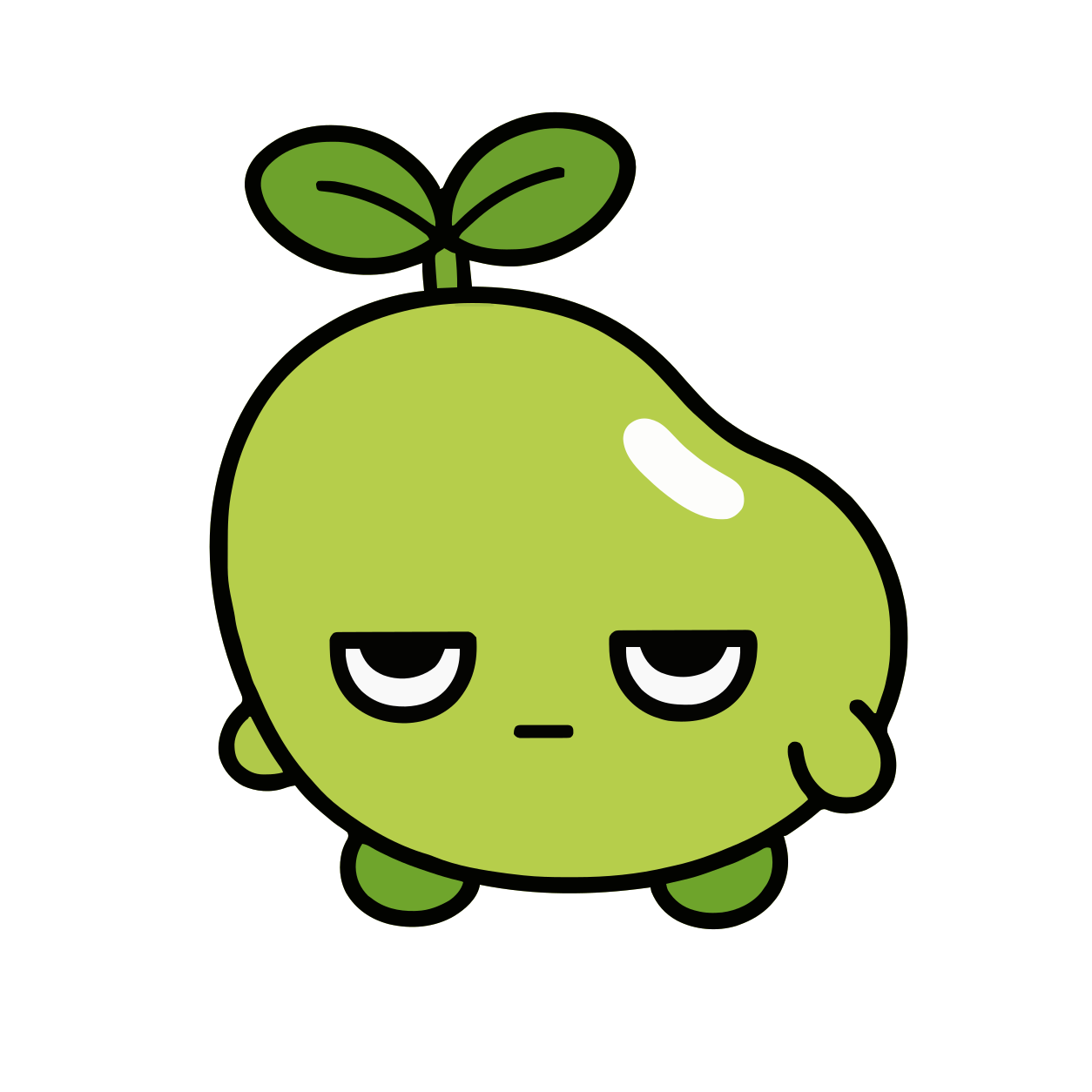 まめのイラスト(かわいい)(カラー)