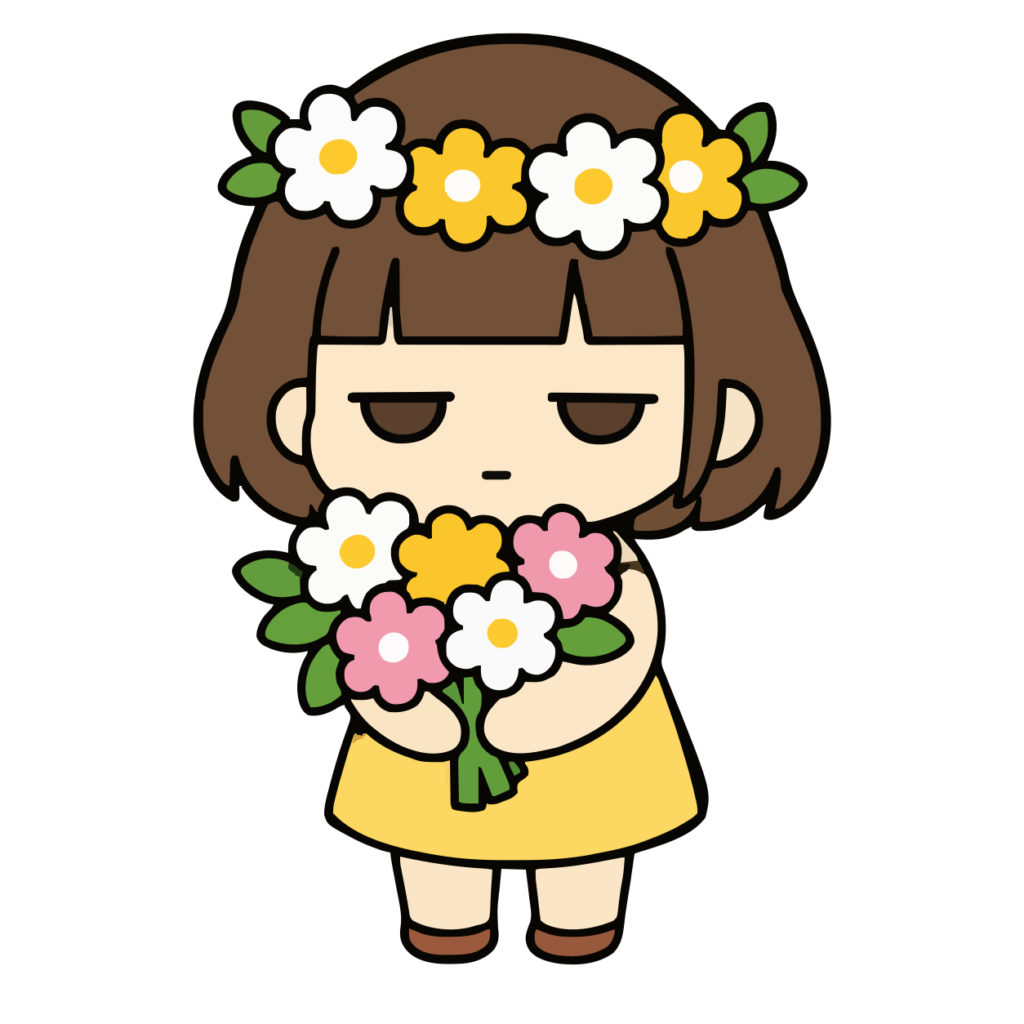 のはらのかわいいイラスト（カラー）