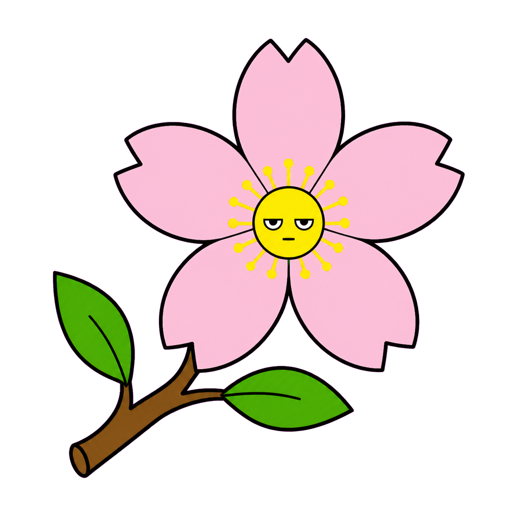 さくらのかわいいイラスト（カラー）