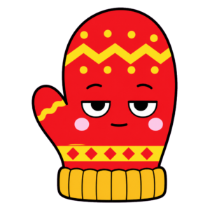 てぶくろのかわいいイラスト｜ひらがな教材