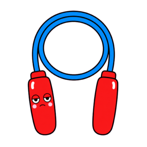 なわとびのかわいいイラスト｜ひらがな教材