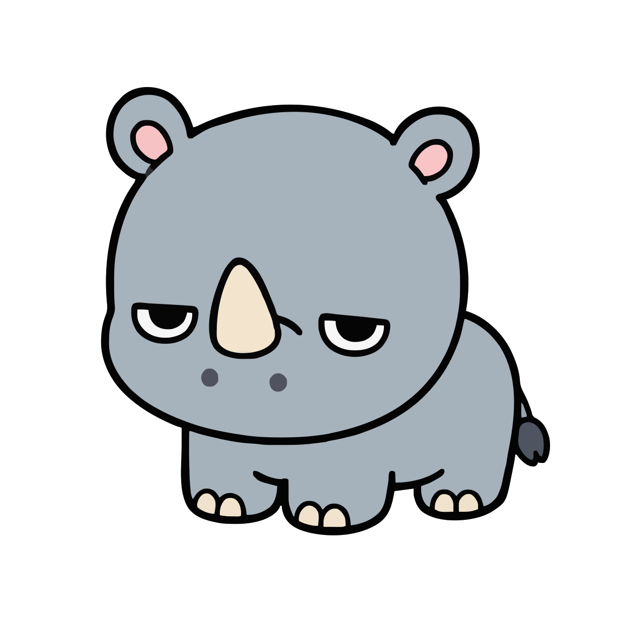 さいのかわいいイラスト(カラー)