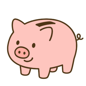 豚の貯金箱２