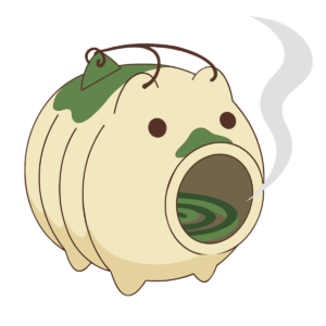 ぶたの蚊取り線香入れ（煙）