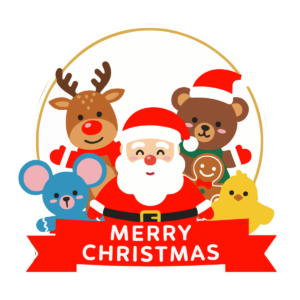 クリスマスキャラクターのイラスト無料ダウンロード（カラー）