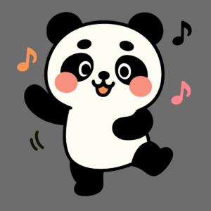 ダンスするパンダ