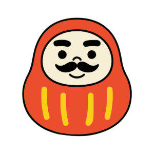 だるま（ひげ顔）