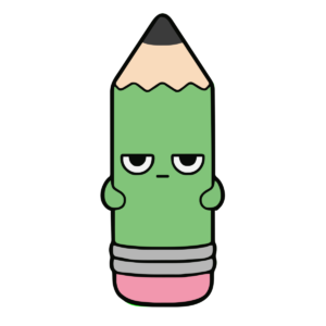 えんぴつのイラスト（かわいい）