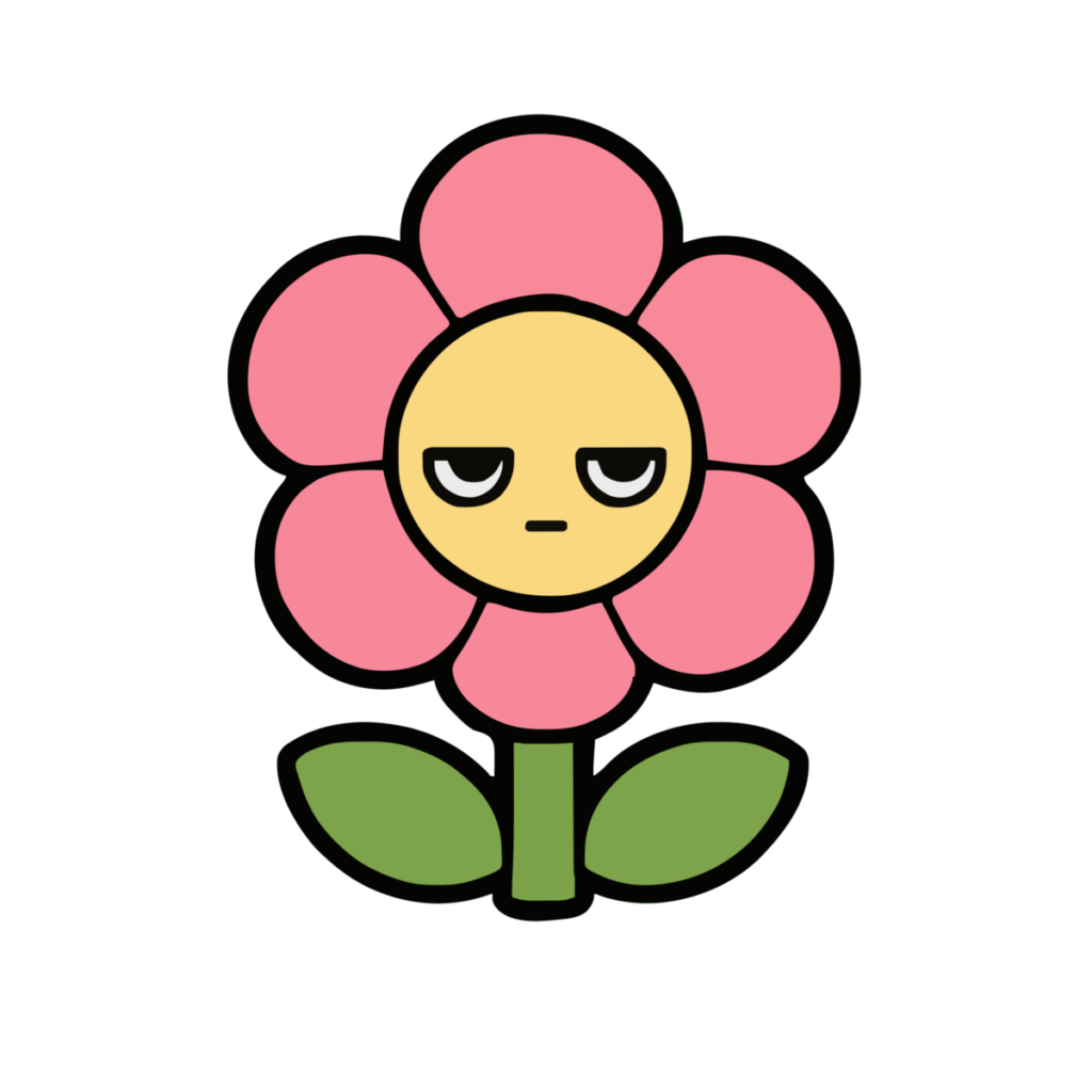 はなのイラスト（かわいい）（カラー）