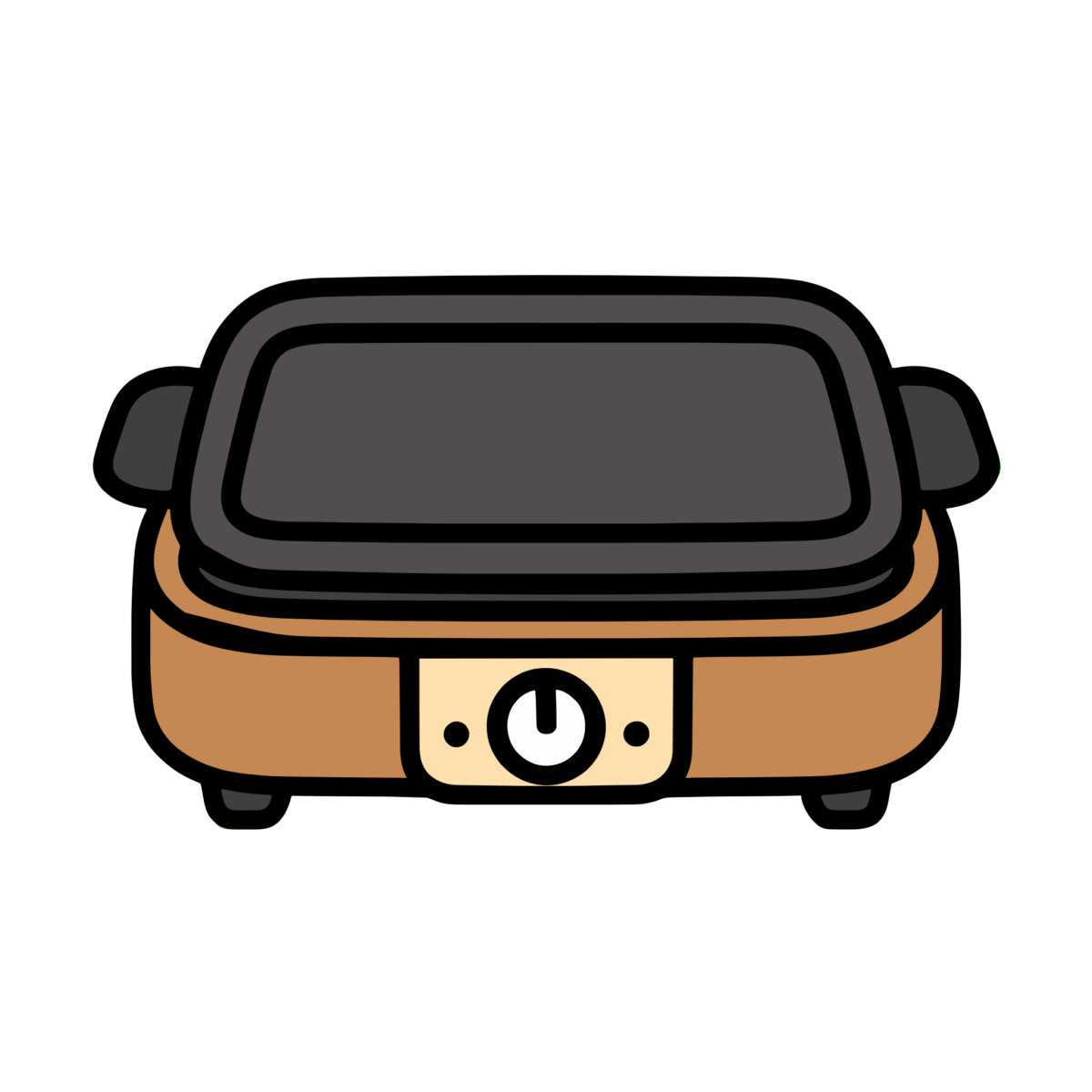 ホットプレートのイラスト無料ダウンロード(カラー)