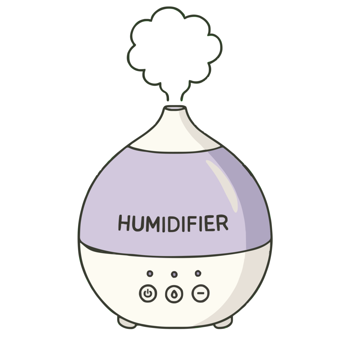 加湿器のイラスト無料ダウンロード（カラー）