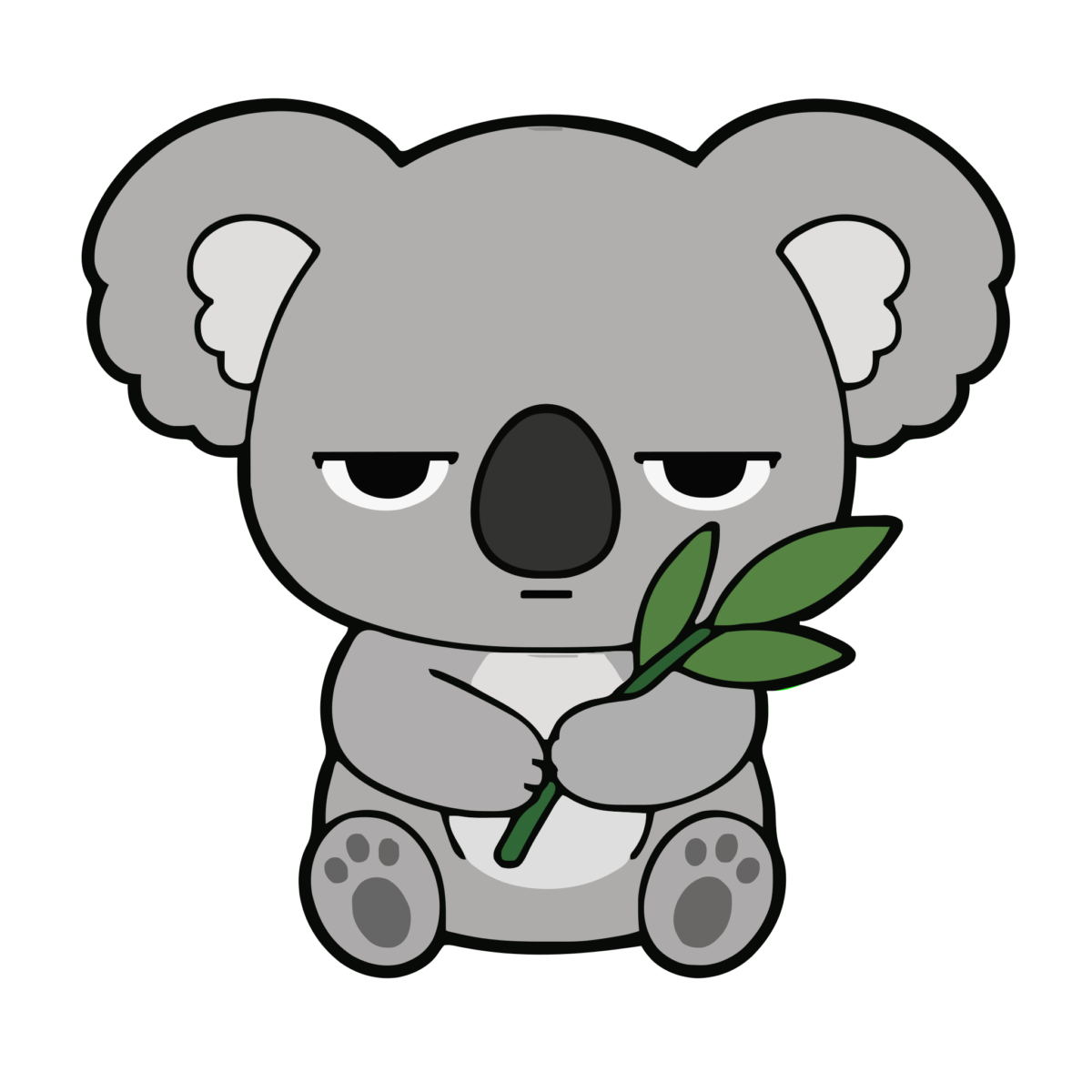 こあらのイラスト（かわいい）（カラー）