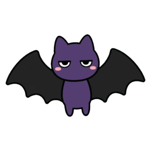 コウモリのイラスト(ハロウィン)