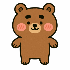 ゆるい茶色のクマ