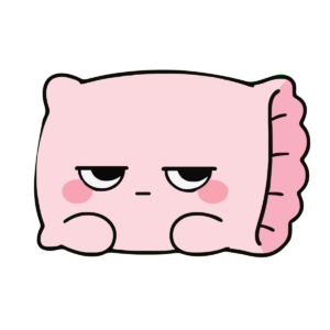 まくらのイラスト（かわいい）（カラー）