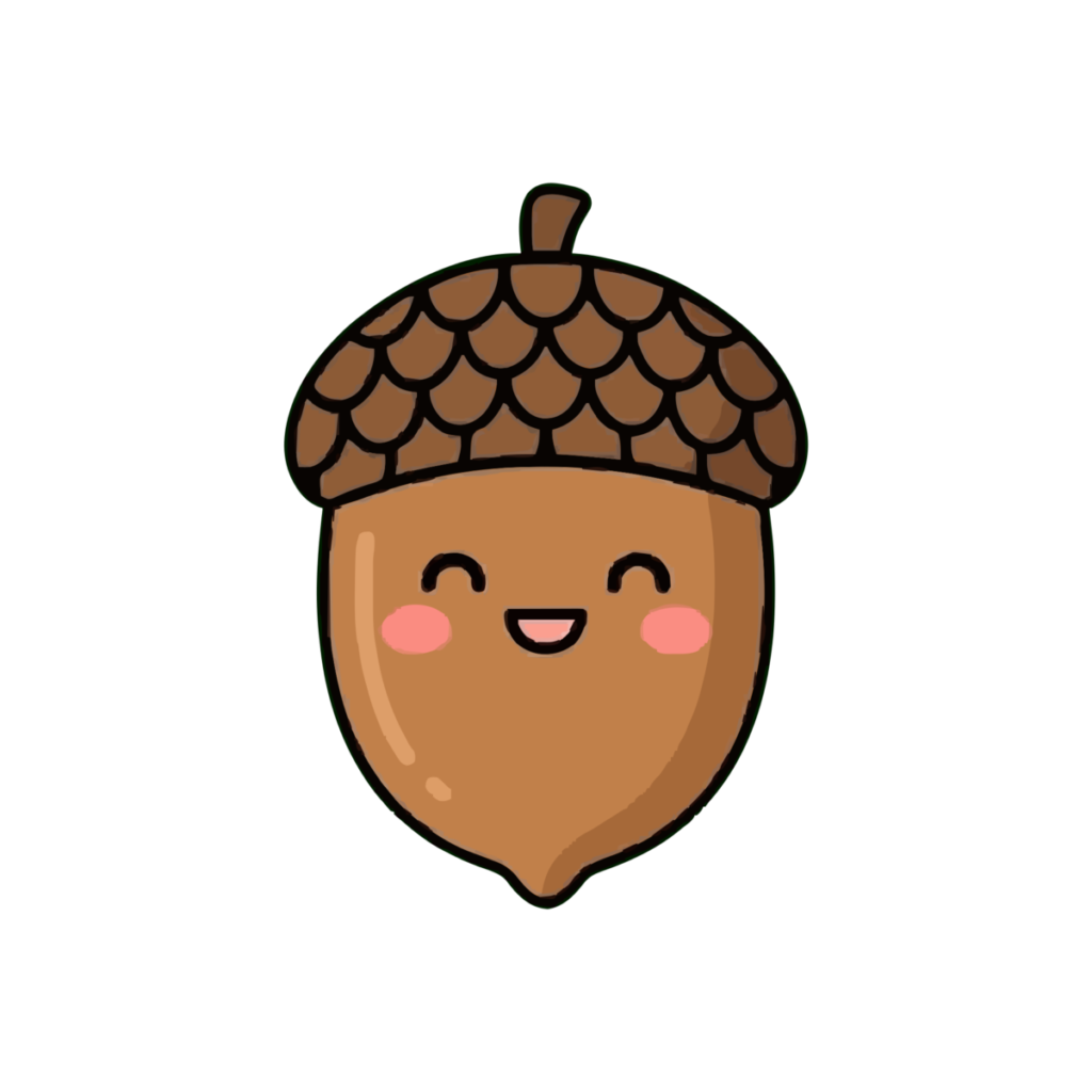 まつぼっくりのイラスト（秋）（カラー）