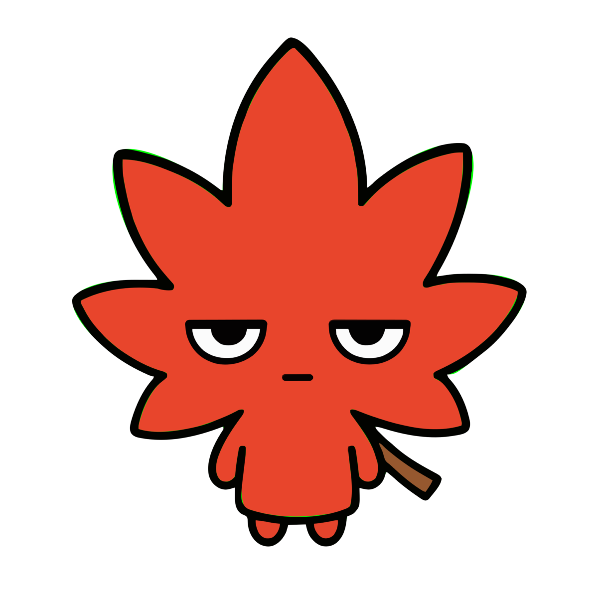 もみじのイラスト(秋)(カラー)