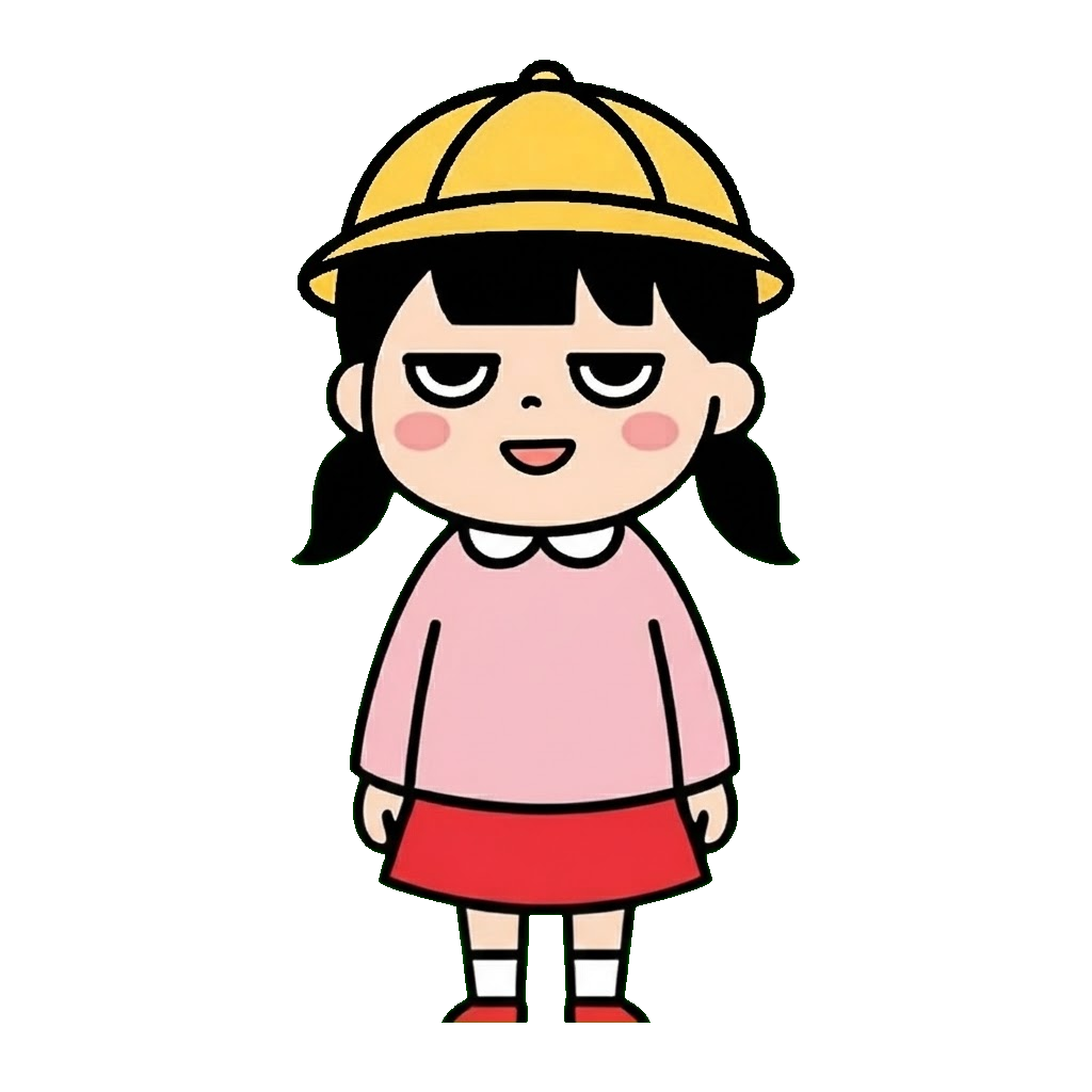 むぎのかわいいイラスト（カラー）