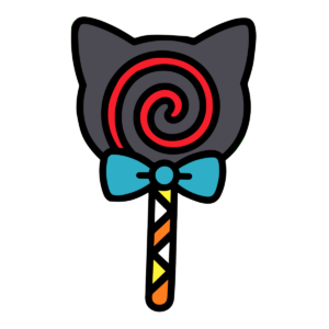 かわいいねこのキャンディ