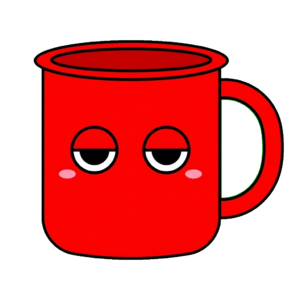コップのイラスト（カラー）