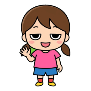 笑顔のイラスト（カラー）