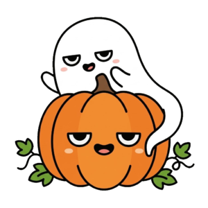 かぼちゃのおばけがかくれんぼしている