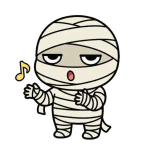 ミイラがうたっている