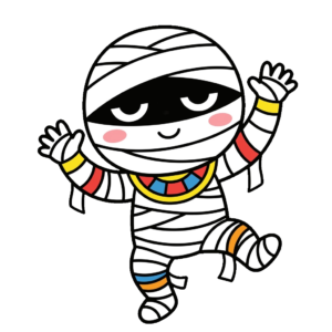 ミイラがおどっている