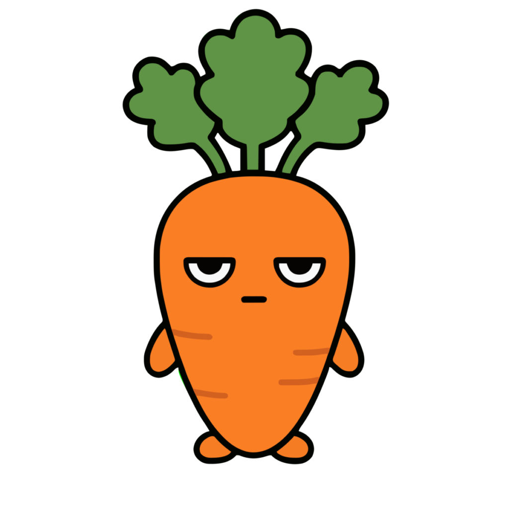 にんじんのイラスト（食育）（カラー）