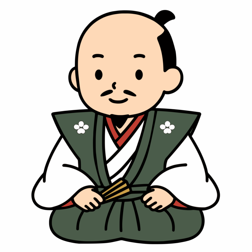織田信長のイラスト無料ダウンロード（カラー）