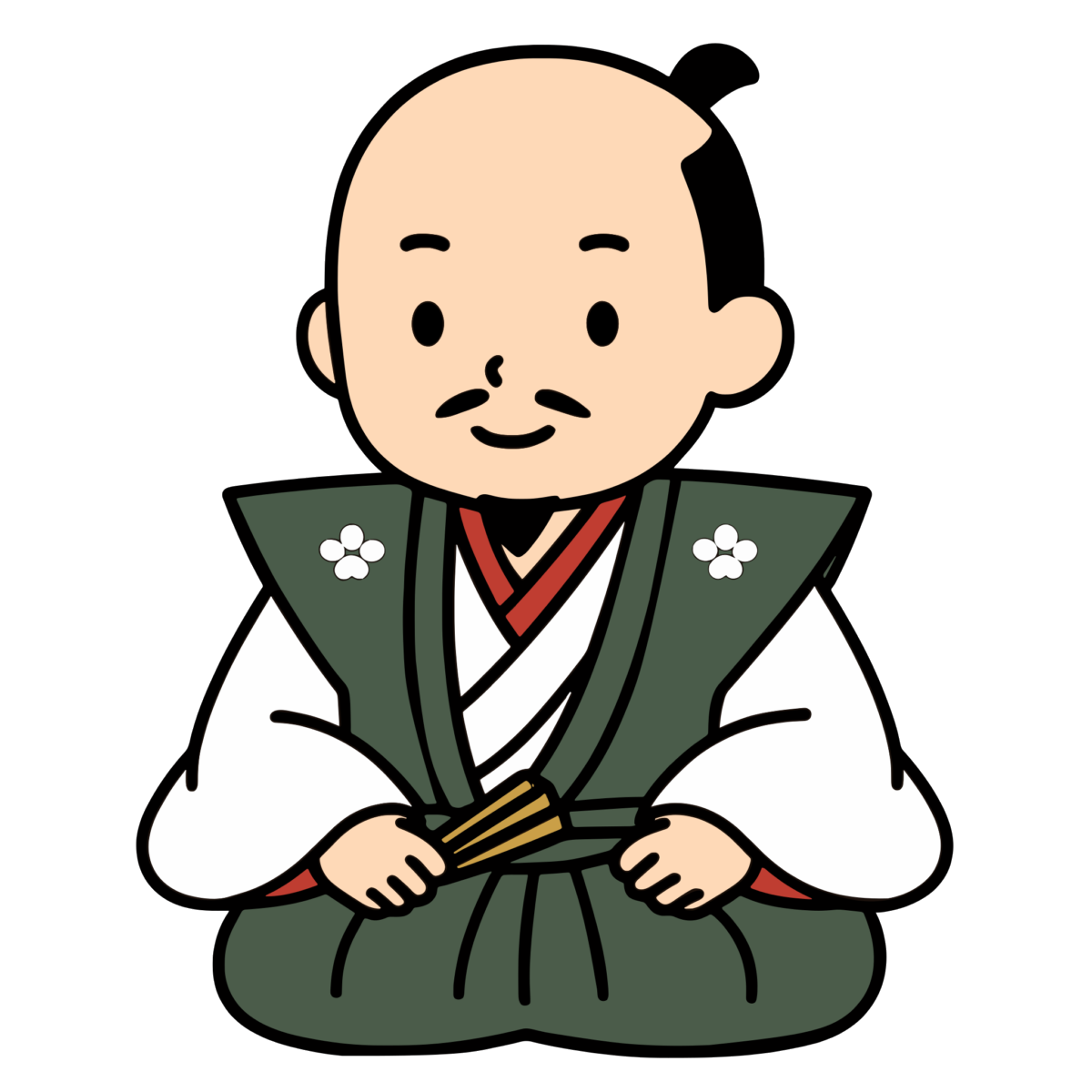織田信長のイラスト無料ダウンロード（カラー）