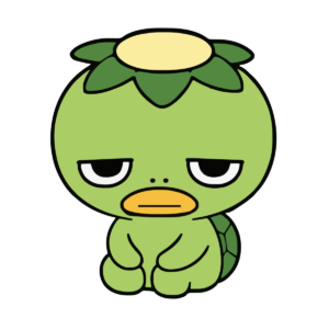 かっぱのイラスト（かわいい）（カラー）