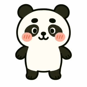 かわいいパンダ