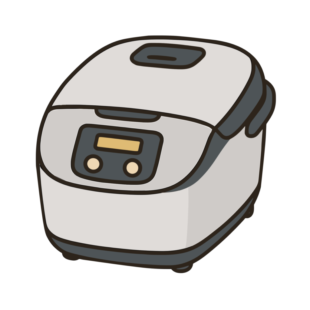 炊飯器のイラスト無料ダウンロード（カラー）