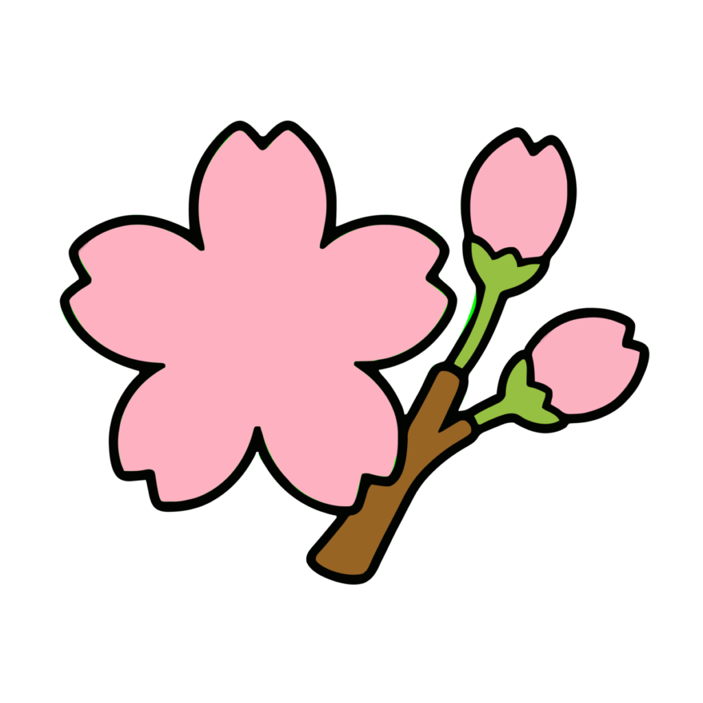 さくらのイラスト（春）（カラー）