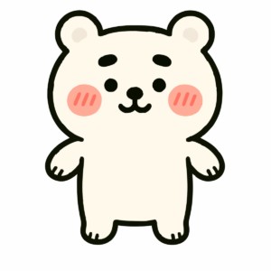 かわいいシロクマ