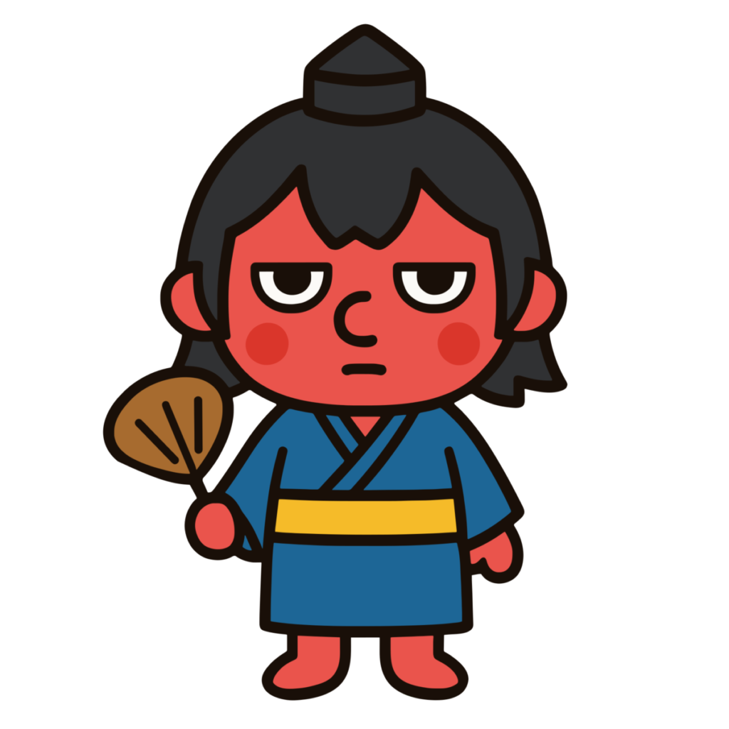 小天狗のイラスト無料ダウンロード（カラー）