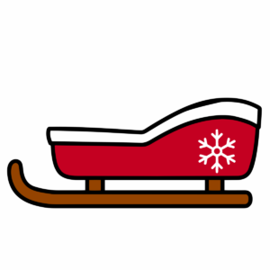 クリスマスのそり