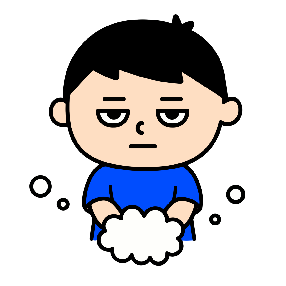 手洗い 男の子のイラスト無料ダウンロード（カラー）