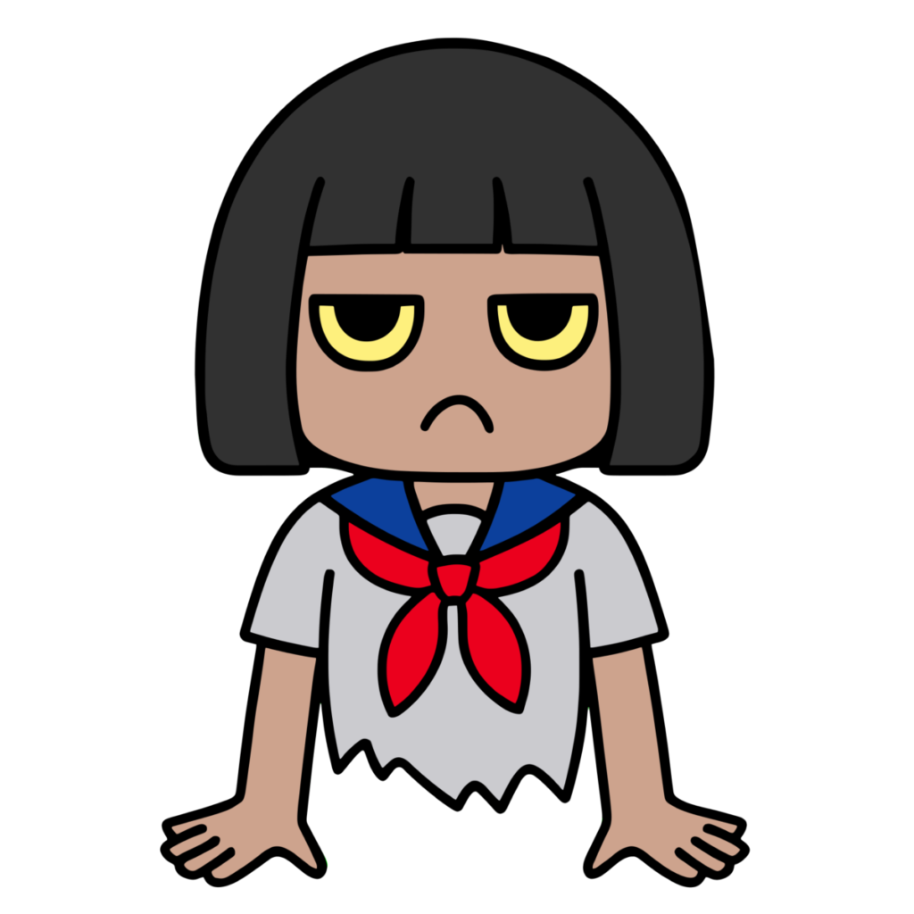 てけてけのイラスト無料ダウンロード（カラー）